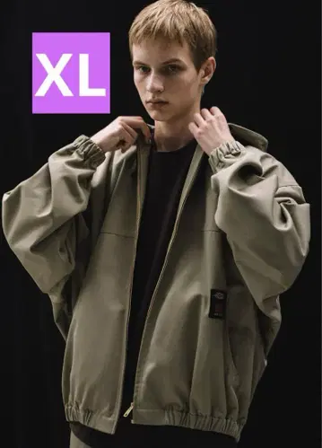 XL SEE SEE FULL ZIP HOODY JACKET KHAKI