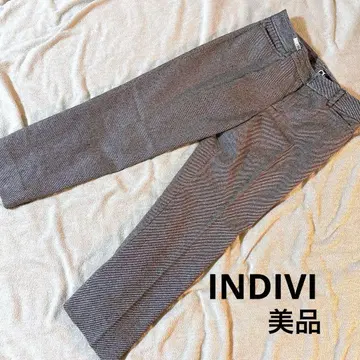 [ 새상품급 ] INDIVI 슬랙스 그레이 38 가을/겨울
