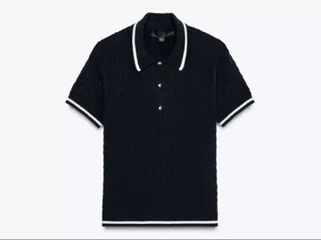 ZARA 케이블 니트 폴로 스웨터 L 사이즈