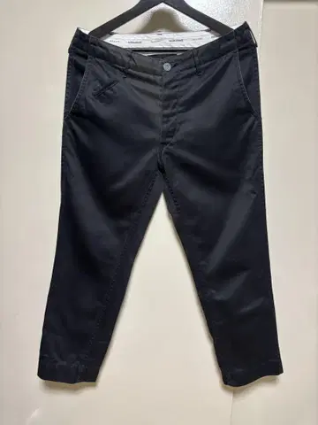 MARKAWARE 블랙 치노 팬츠 밀리터리 팬츠 US ARMY