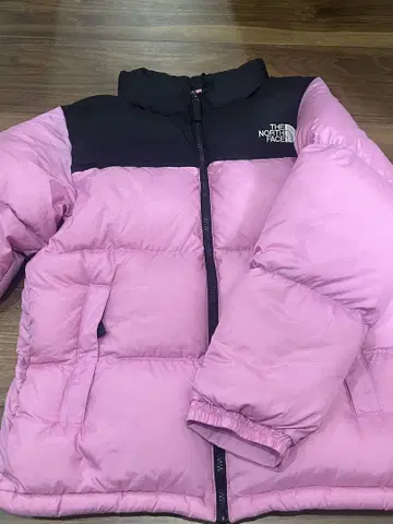 THE NORTH FACE 눕시 다운 자켓 핑크/블랙