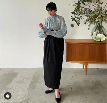 CLANE 웨이스트 퍼프 스커트