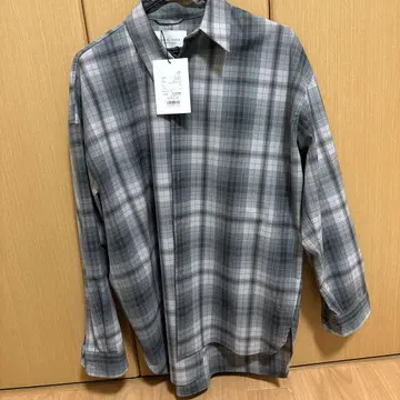 public tokyo TW 체크 오버 셔츠