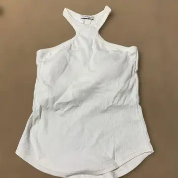 CLANE 화이트 탱크탑 크로스 스트랩