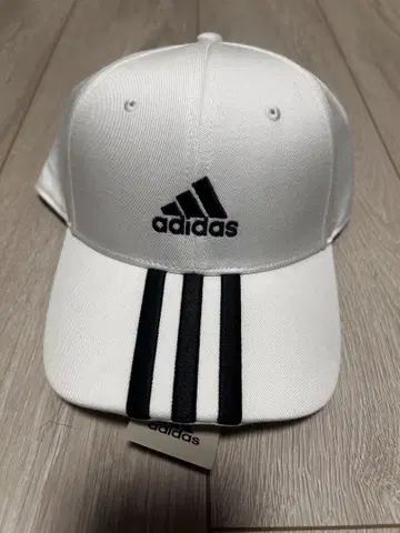 adidas 화이트 블랙 캡 57-60cm