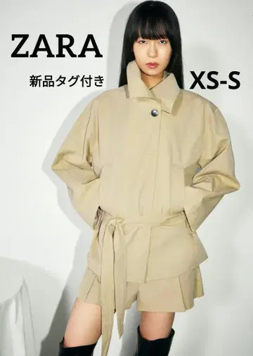 새상품 택 포함 ZARA 벨트 포함 트렌치코트 XS-S 사이즈