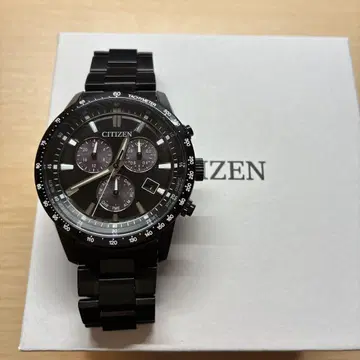 CITIZEN 블랙 손목시계