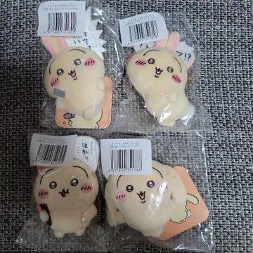 치이카와 (먼작귀) 토끼투성이 복권 E상 인형 배지 망치 외 - 야하