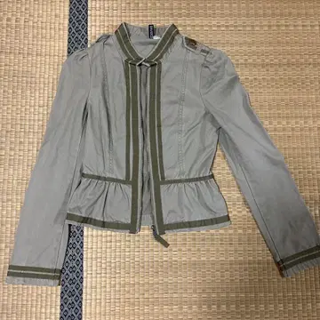 H&M 노카라 밀리터리 자켓