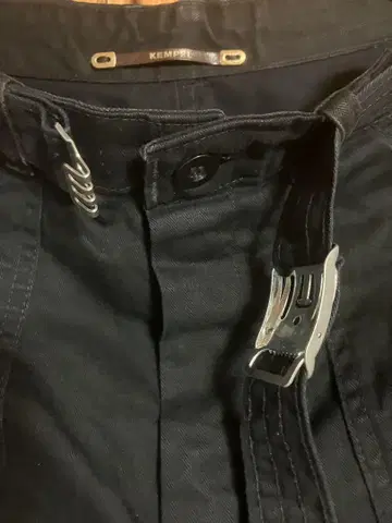 켐펠 워크 팬츠 코튼 46 블랙 헤링본