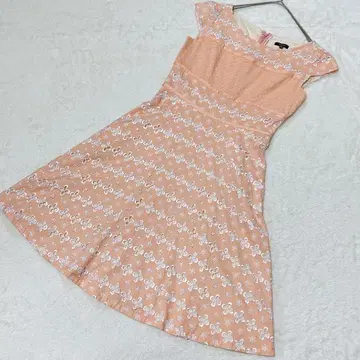 토카 TOCCA 플라워 컷워크 자수 원피스