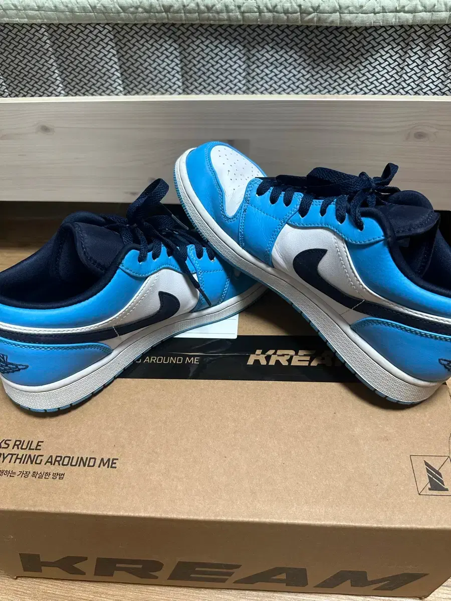 Jordan 1 Low Dark Powder Blue