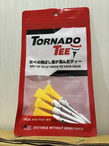 Tornado Tee 4개입 옐로우 컬러