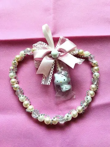 레어 챠미 키티 다이컷 비즈 리스