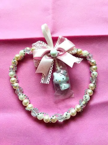 레어 챠미 키티 다이컷 비즈 리스