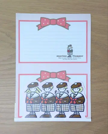 쇼와 레트로 marine flapper 마린 플래퍼 레터 세트