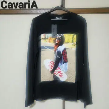 CavarA 걸 루즈 사진 롱T