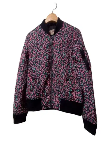 schott 충전솜 블루종 올 패턴 미니 꽃무늬 충전솜 집업 MENS-S
