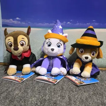 파우 패트롤 봉제 인형 코스튬 Ver 할로윈 전종 세트