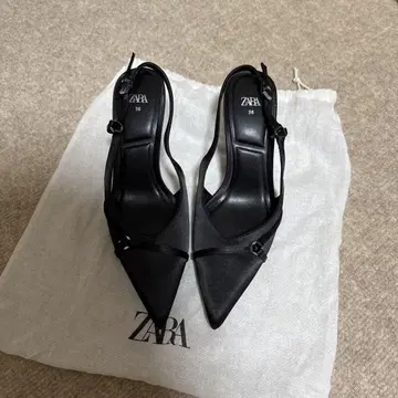ZARA 자라 힐 뮬 복조리 포함