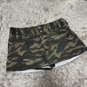 HTH 카모 패턴 타이트 스커트