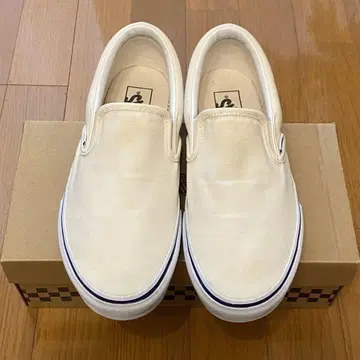 Vans V98CLA 슬립온 내추럴 26.5cm