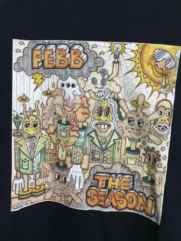 FEBB THE SEASON 티셔츠 네이비