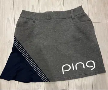 PING 여성용 스커트 M 그레이 네이비