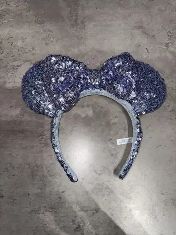 Disney 스팽글 머리띠 연보라