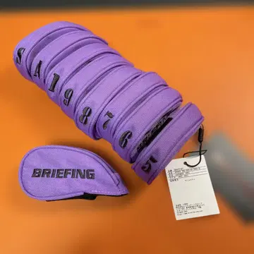 BRIEFING 아이언용 골프헤드커버 9개 세트