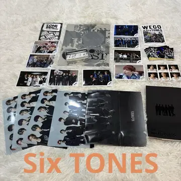SixTONES 브로마이드, 파일, 팜플렛, 리스트 밴드, 스티커