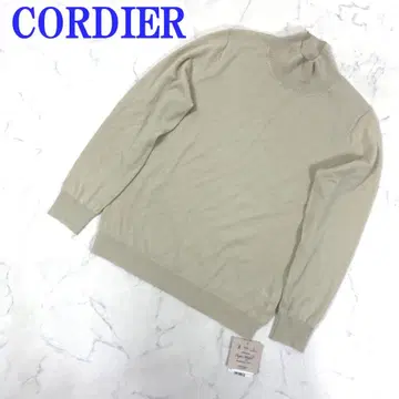 택 포함 새상품 코르디아 니트 베이지 울 100% 40 C4432