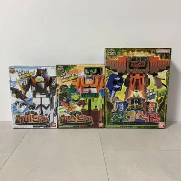 동물전대 쥬오우쟈 한국 한정판 애니멀 쥬라기 킹