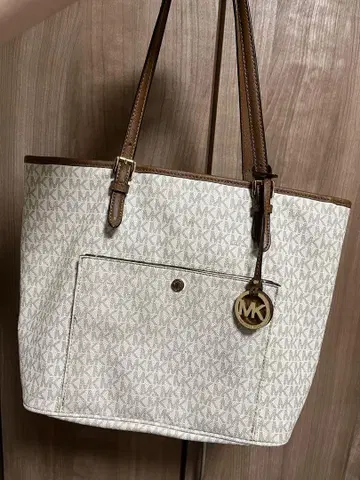 Michael Kors 토트백 화이트/베이지