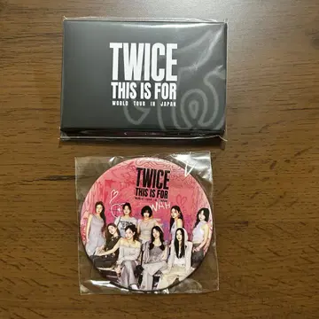 TWICE THIS IS FOR 캔뱃지 & 트레카 세트