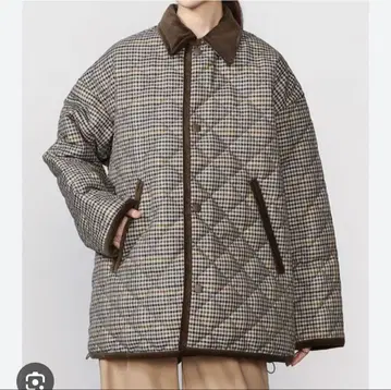 THE SHINZONE QUILTING SHORT COAT CHECK
