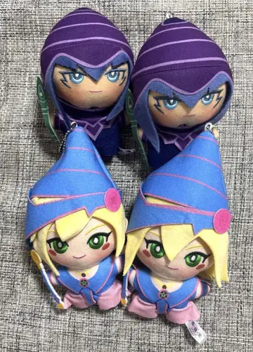 유희왕 시리즈 몬스터 미니 콜렉션! 봉제 인형 마스코트 4개