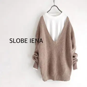 SLOBE IENA V넥 니트