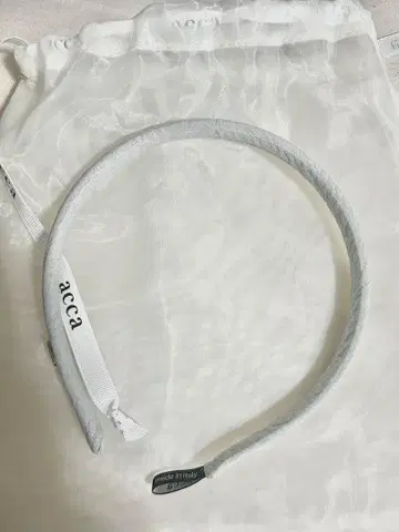 acca 그레이 헤어밴드