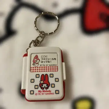 My Melody 미니 솔라 계산기 전탁 키링 작동 확인 완료