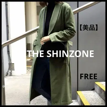 [ 새상품급 ] THE SHINZONE 숄카라 체스터 롱 코트 FREE