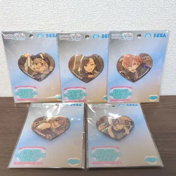 ProjectSEKAI 키라키라 빅 하트형 캔뱃지 Vol.5 5종 세트