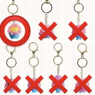 폼폼푸딩 미야쿠미야쿠 클리어 키링 산리오