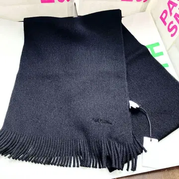 폴스미스 울 머플러 블랙