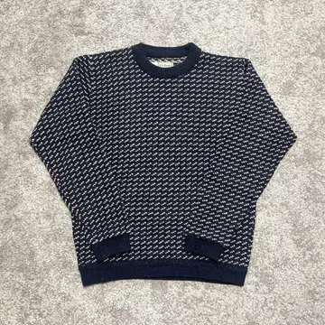 [ 새상품급 ] L.L.Bean 바즈아이 니트 70~80s 노르웨이산 L