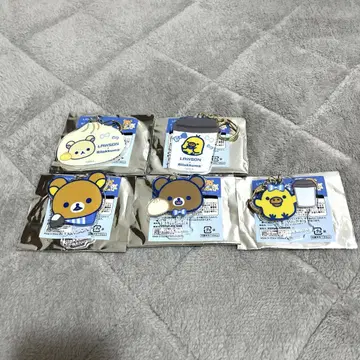 리라쿠지 아크릴 키링 G상 5개 세트