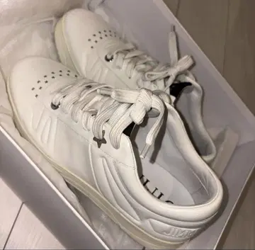 JIMMY CHOO 화이트 스니커즈