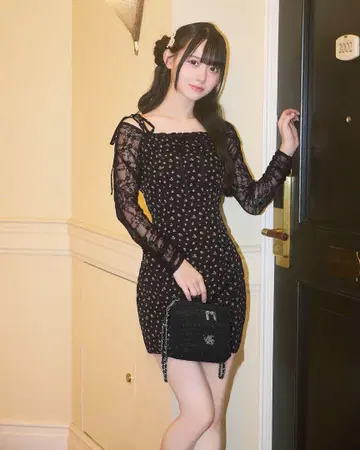 미셸 마카롱 미니 원피스
