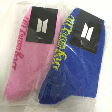 [ 새상품 ] BTS 공식 복슬복슬 삭스 2세트