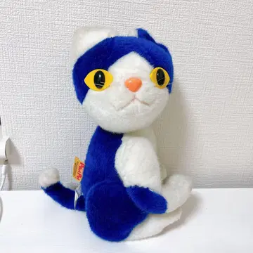 포스트펫 고양이 후로 봉제 인형 레트로 헤이세이